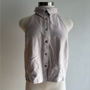 Re:named beige vest size medium